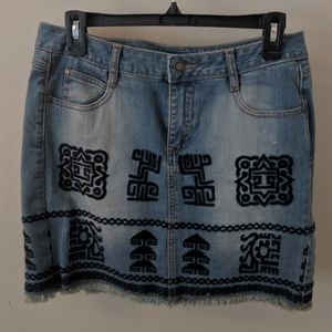 Denim skirt
